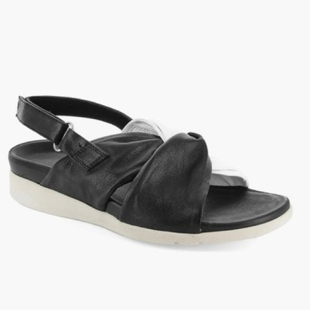 Black and White Women's Sandals